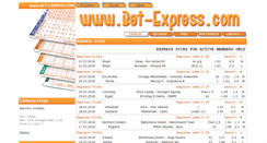 Desktop Screenshot of bet-express.com
