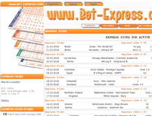 Tablet Screenshot of bet-express.com